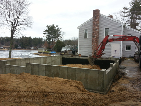 Shoreland protection survey and permit to build new garage in Salem, NH
